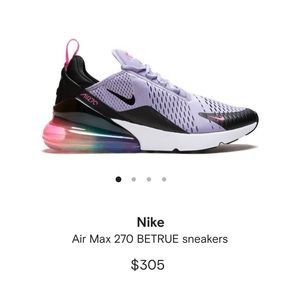 Women’s Nike Air Max 270's "Be True" Sneakers